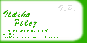 ildiko pilcz business card